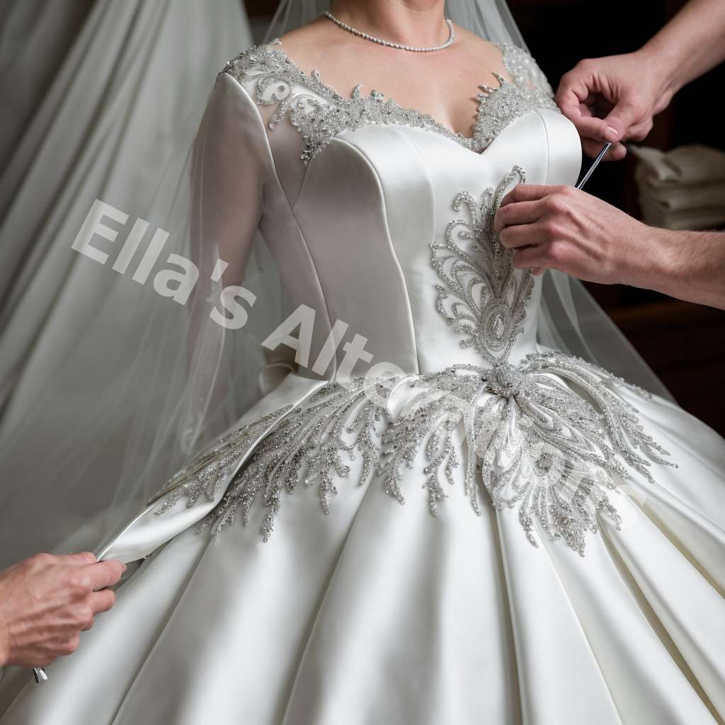From the Bodice to the Train: A Guide to All Wedding Dress Parts. - Ella's  Alterations