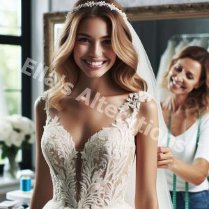 Flawless wedding dress tailoring